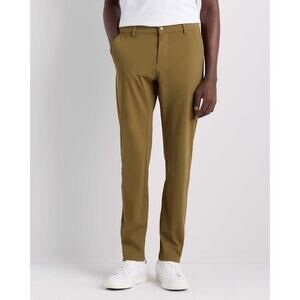 Quince Ultra Stretch Smart Chino Khaki Pants 30x28 Slim Straight Work Travel